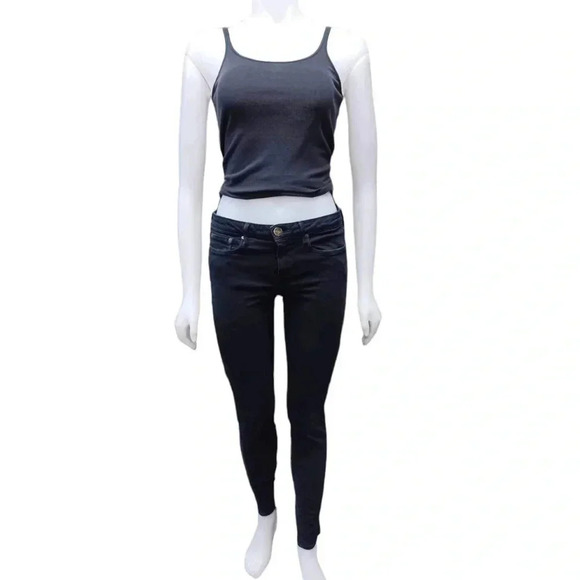 Vince Black Wash Riley  Skinny Jeans Size 29 - Picture 4 of 14